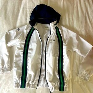 Kids size 12 Lacoste light windbreaker with hood